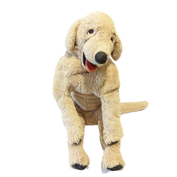 IKEA Gosig Big Golden retriever dog plush 27” - Picture 1 of 7